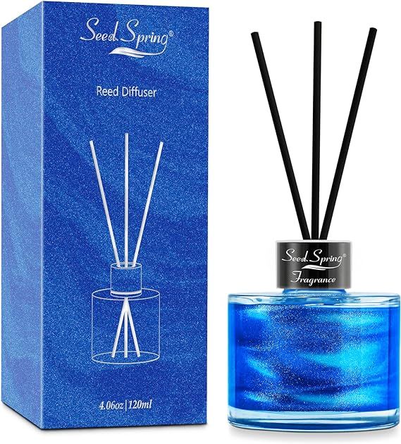 ed Spring Lavender Reed Diffuser Set with Premium Natural Scent Fragrance Oil Diffuser & Sticks f... | Amazon (US)