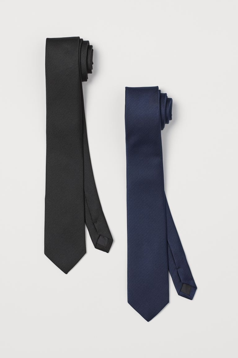 2-pack Ties | H&M (US + CA)