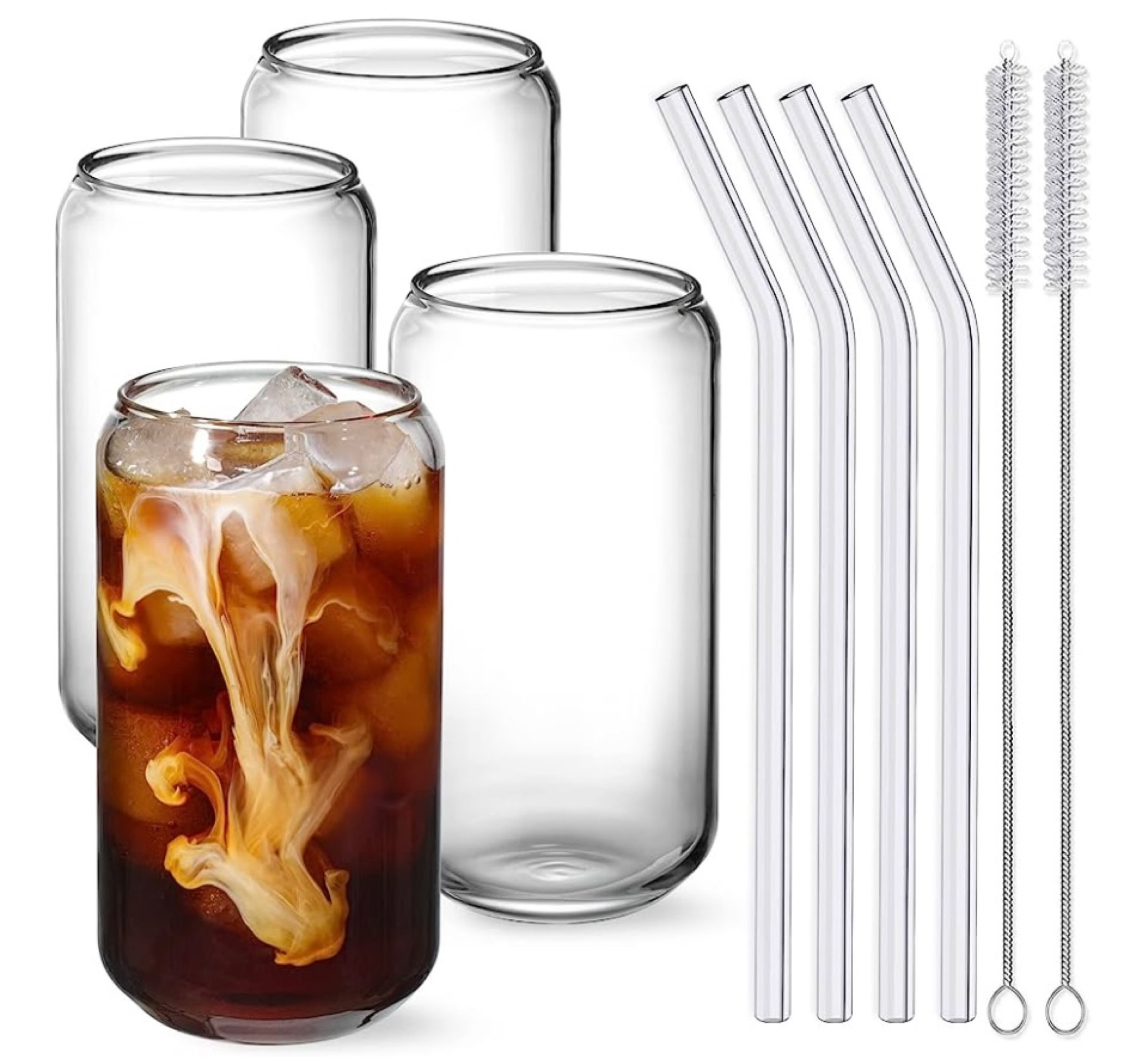 My favorite cups and straws for iced coffee, drinks and just for everyday use! Looks good, and easy to wash! 

#LTKhome #LTKfindsunder50