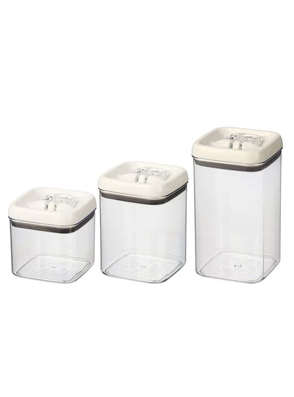 Better Homes & Gardens Canister Pack of 4 - Flip-Tite 11.5 Cup Rectangular Food Storage Container... | Walmart (US)