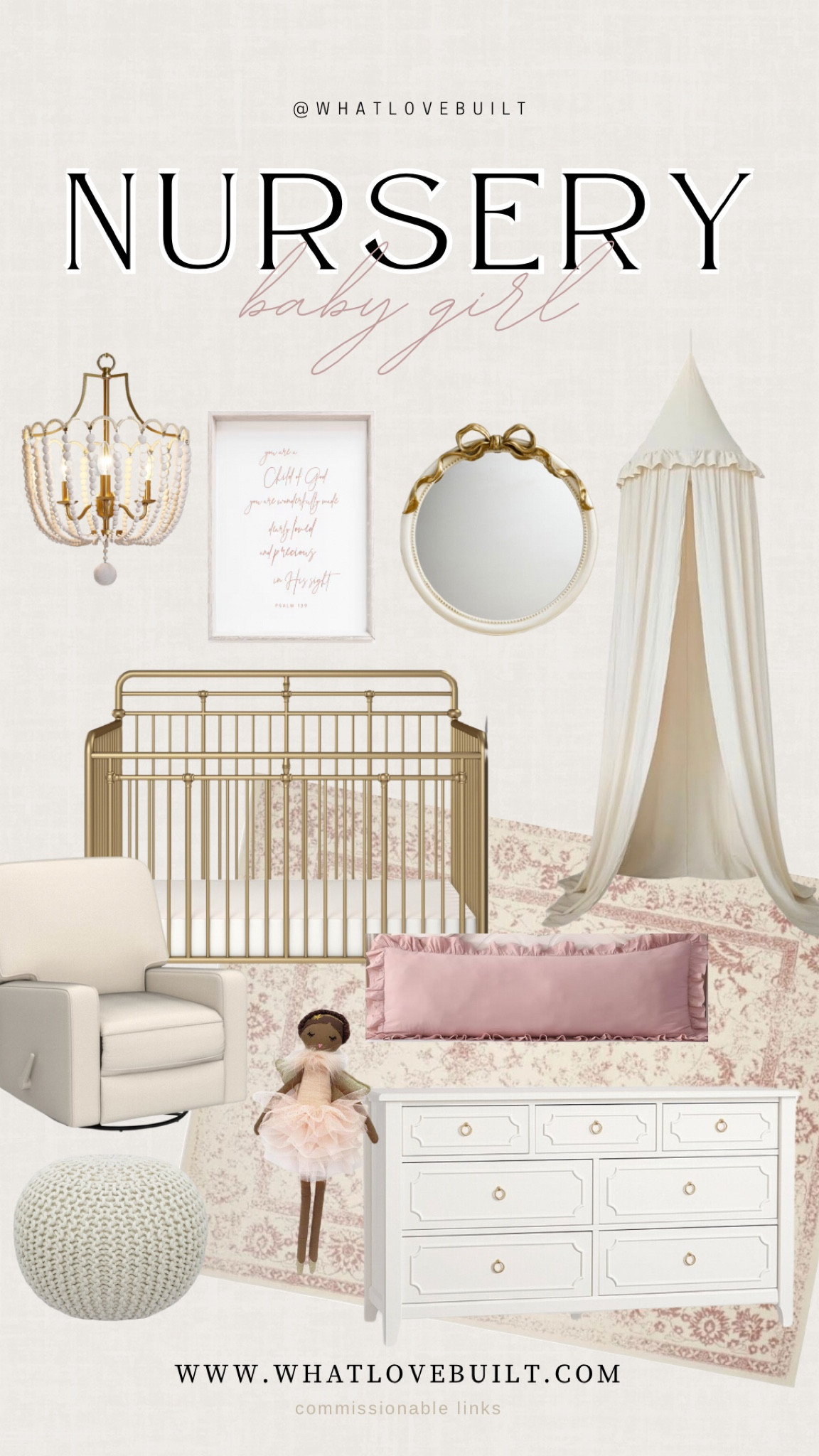 Baby Girl Nursery Room Inspo!

#babygirl #babyroom #nursery #babyroom #baby #girlsroom #home #homedesign #pregnancy #crib #rockingchair #glider 

#LTKBaby #LTKHome #LTKBump