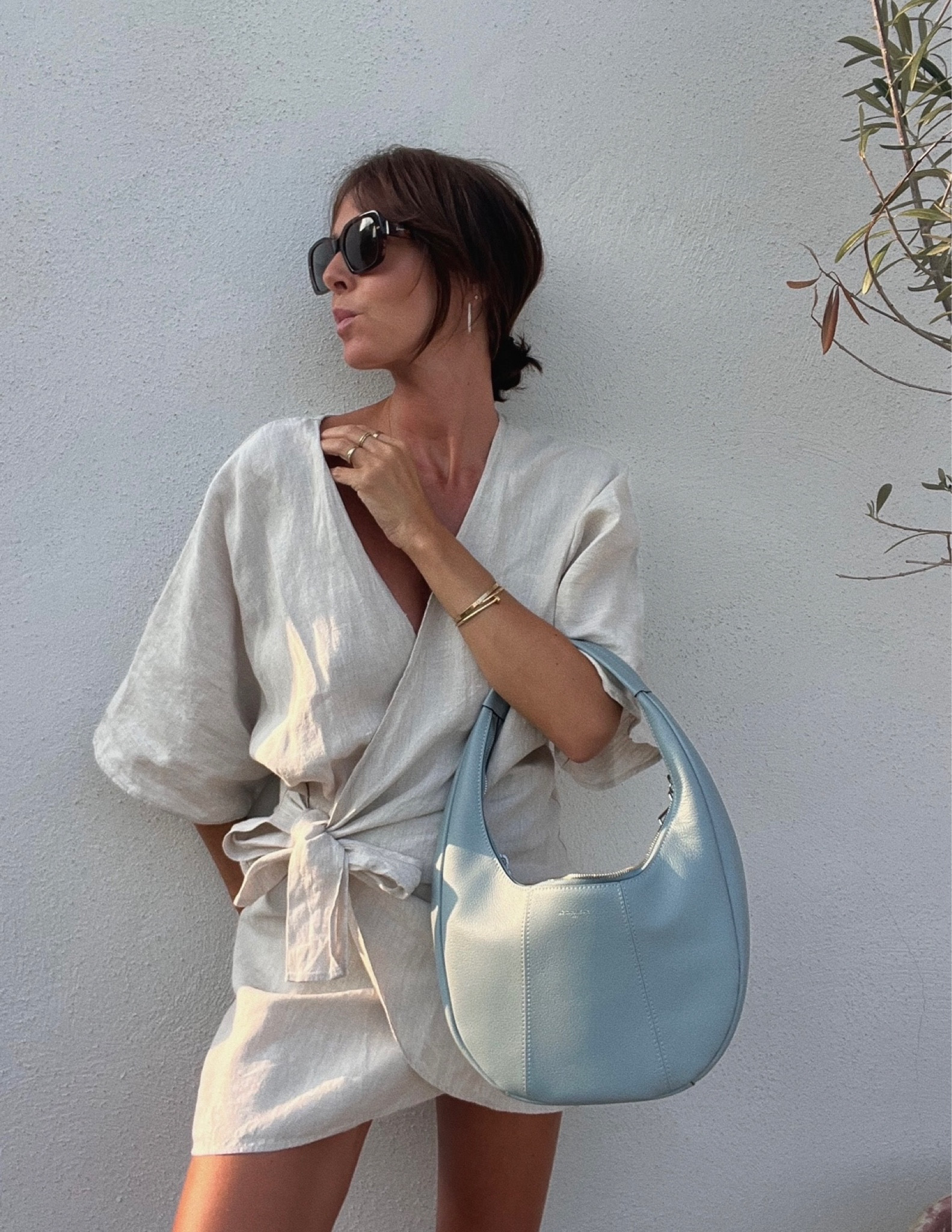 La robe en lin parfaite pour l’été 🫶🏽 

Robe portefeuille - summer - look 

#LTKunder100 #LTKeurope #LTKSeasonal