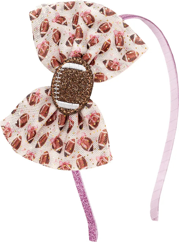 Football Cutie Tulle Bow Headband | Nordstrom