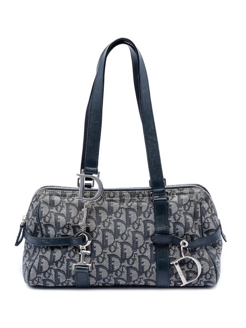 Christian Dior Pre-Owned 2006 Diorissimo Trotter Canvas D Charm shoulder bag - Blue | Farfetch Global