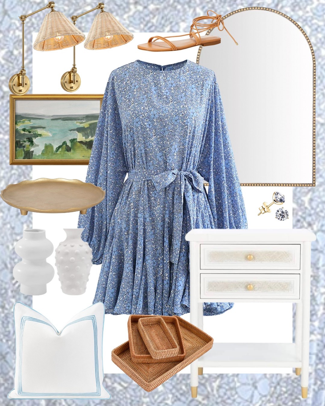 Resortwear edit! If you’re headed somewhere sunny and warm this season, this $55 dress from Amazon is for you. Lots of pretty woven finds to mix in texture 🤍 Loving this mix of home and fashion!

Amazon, Amazon home, Amazon fashion, Amazon finds, Amazon must haves, dress, fashion finds, spring fashion, sandals, woven pendants, framed art, vases, flower vase, end table, accent table, arch mirror, woven tray, accent pillow, pillow covers, affordable fashion, cubic zirconia earrings, stud earrings, wall art, artwork, budget friendly home decor, #amazon #amazonhome

#LTKHome #LTKStyleTip #LTKFindsUnder50