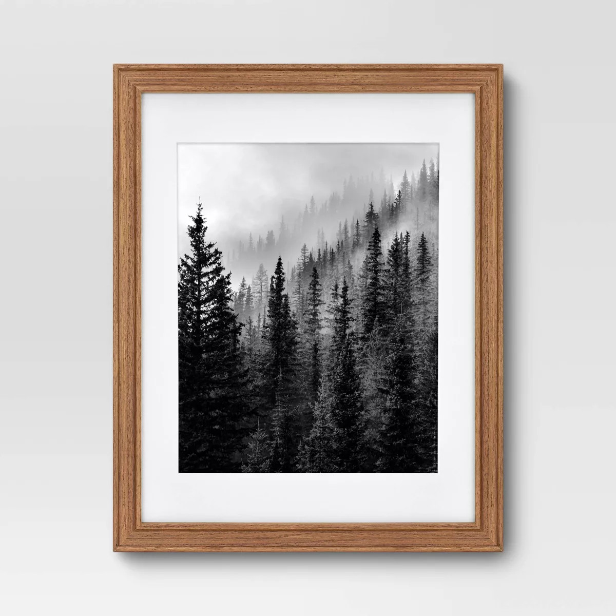 Wood Matted Wall Frame Midtone Woodgrain - Threshold™ | Target