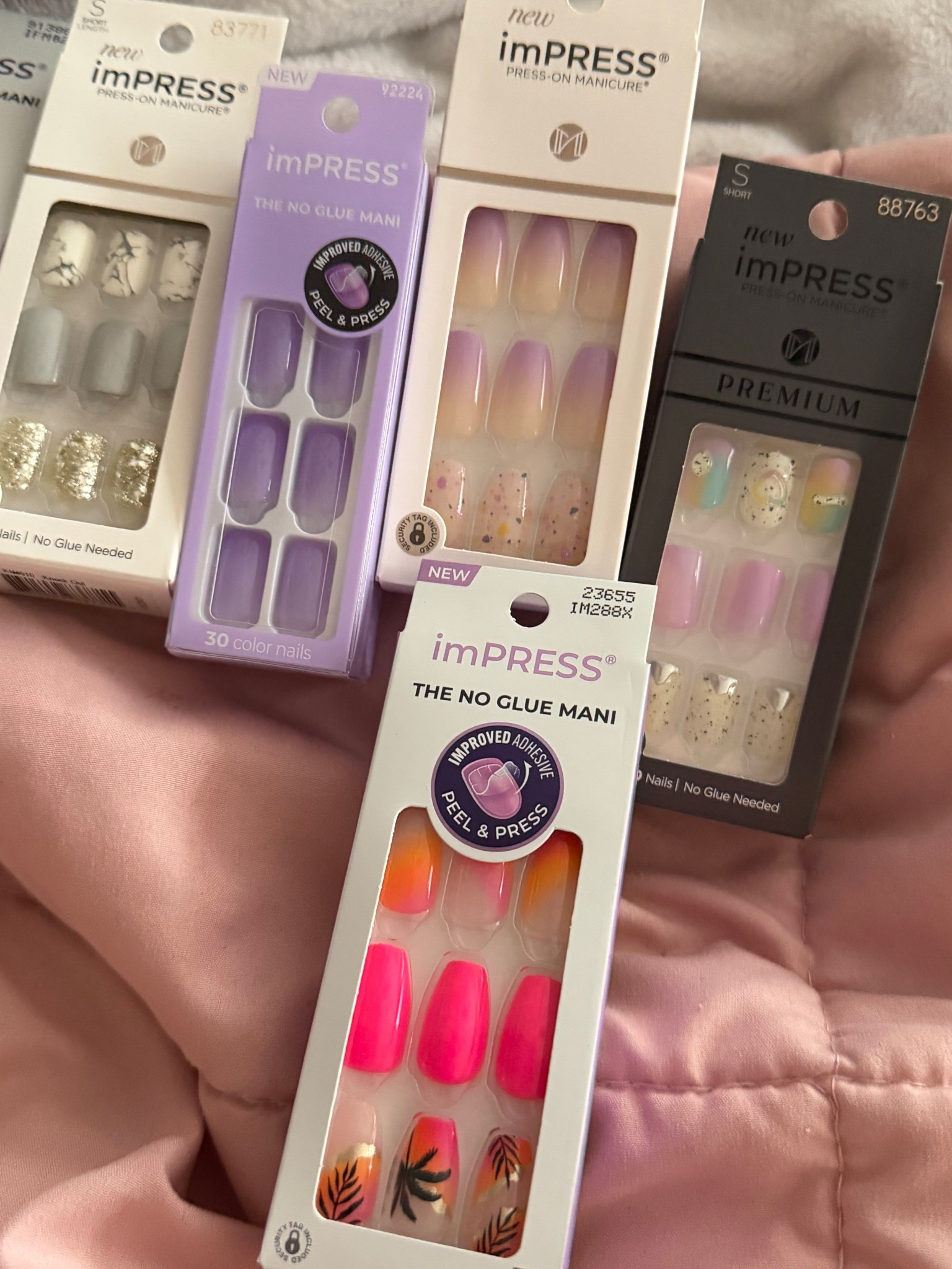 Impress nails are the best ￼ of the best they actually stay on with a no glue and last for a long time and the prices are amazing! Plus, they have short too long nails so you can choose in your size I know not everybody likes having long  nails not everybody likes having shorter nails and they have so many options! 

#LTKBeauty #LTKselfcare #LTKSeasonal