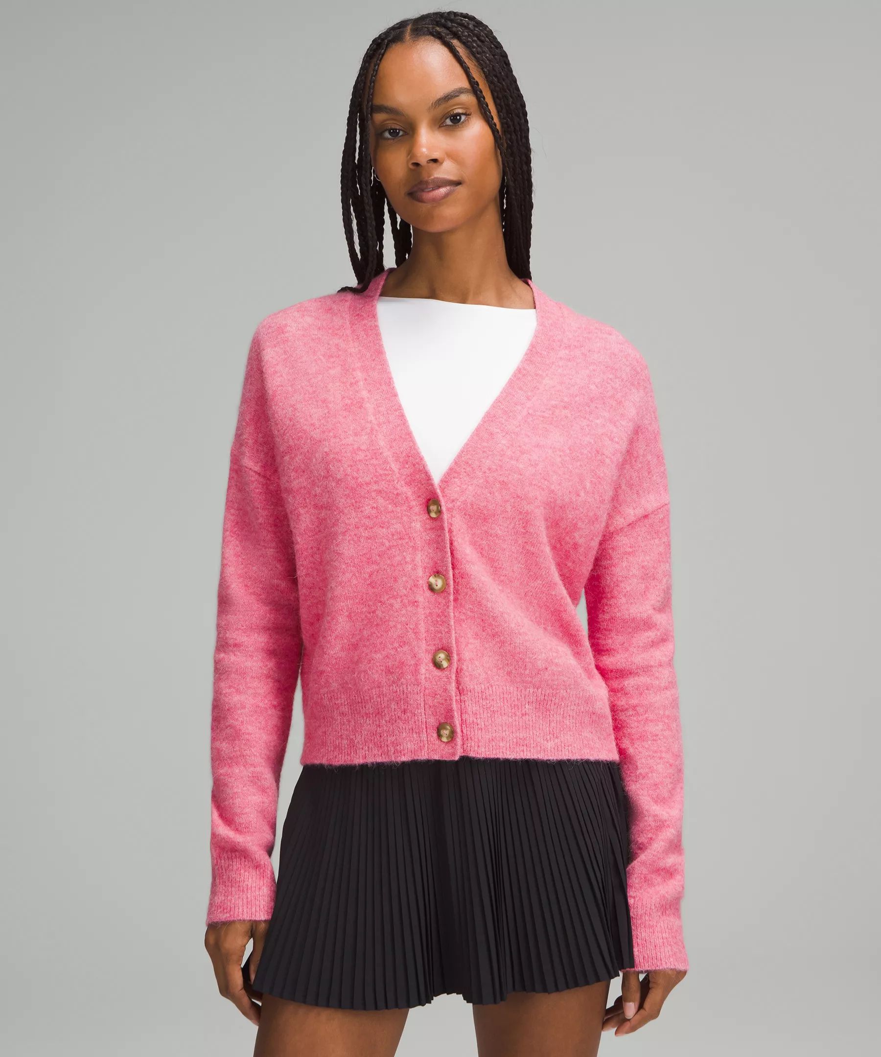 Women's Alpaca Wool-Blend Cardigan Sweater | Lululemon (US)