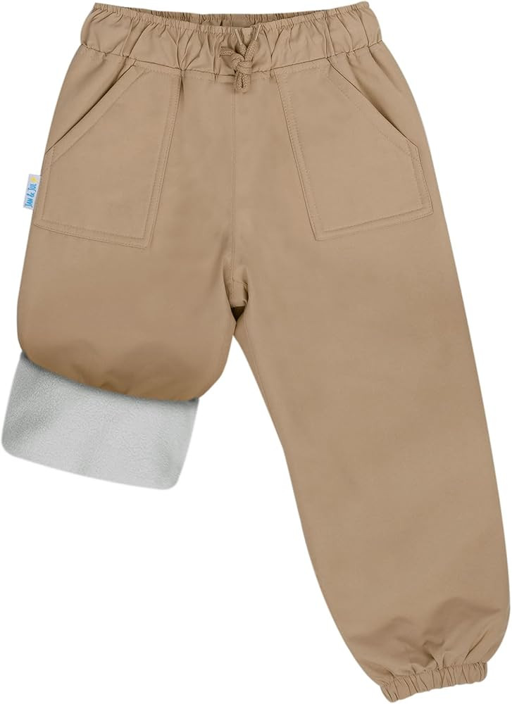 JAN & JUL Waterproof Fleece Lined Snow and Rain Pants for Toddlers and Kids | Amazon (US)