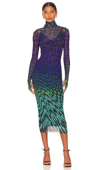 Shailene Dress in Abstract Blue Star | Revolve Clothing (Global)