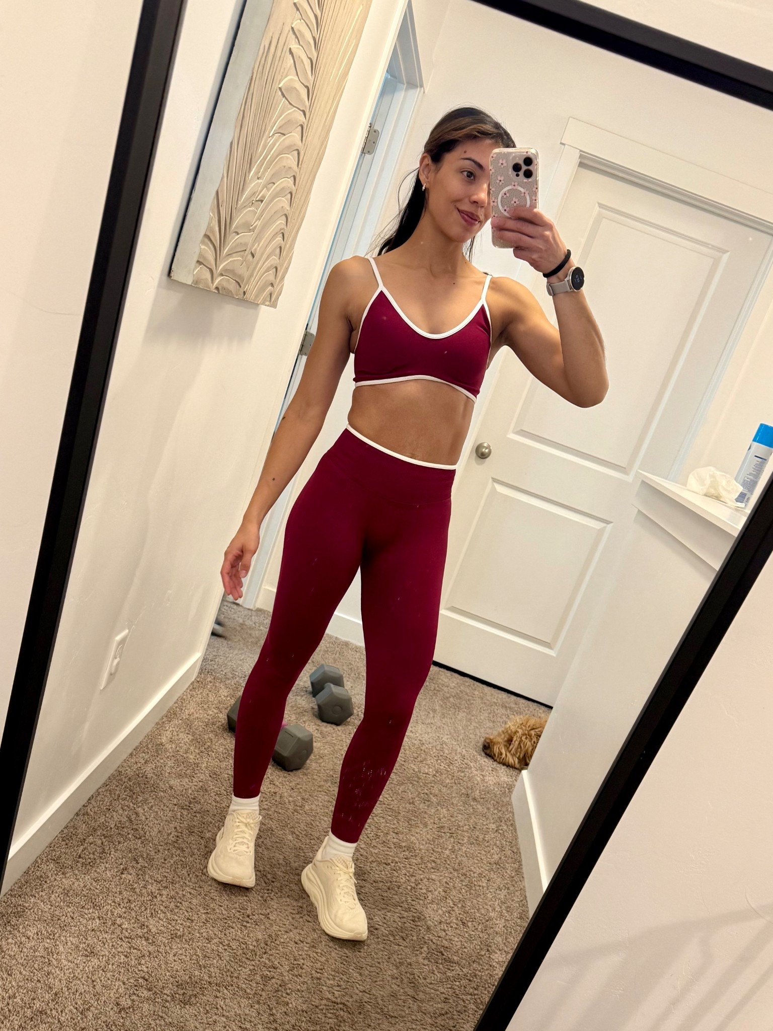 This burgundy Amazon workout set is so cute and only $40 for the whole set 🔥❤️
Workout set, activewear, active set, Amazon finds, burgundy fall color, gym outfit 

#LTKActive #LTKCyberWeek #LTKfitnessgoals