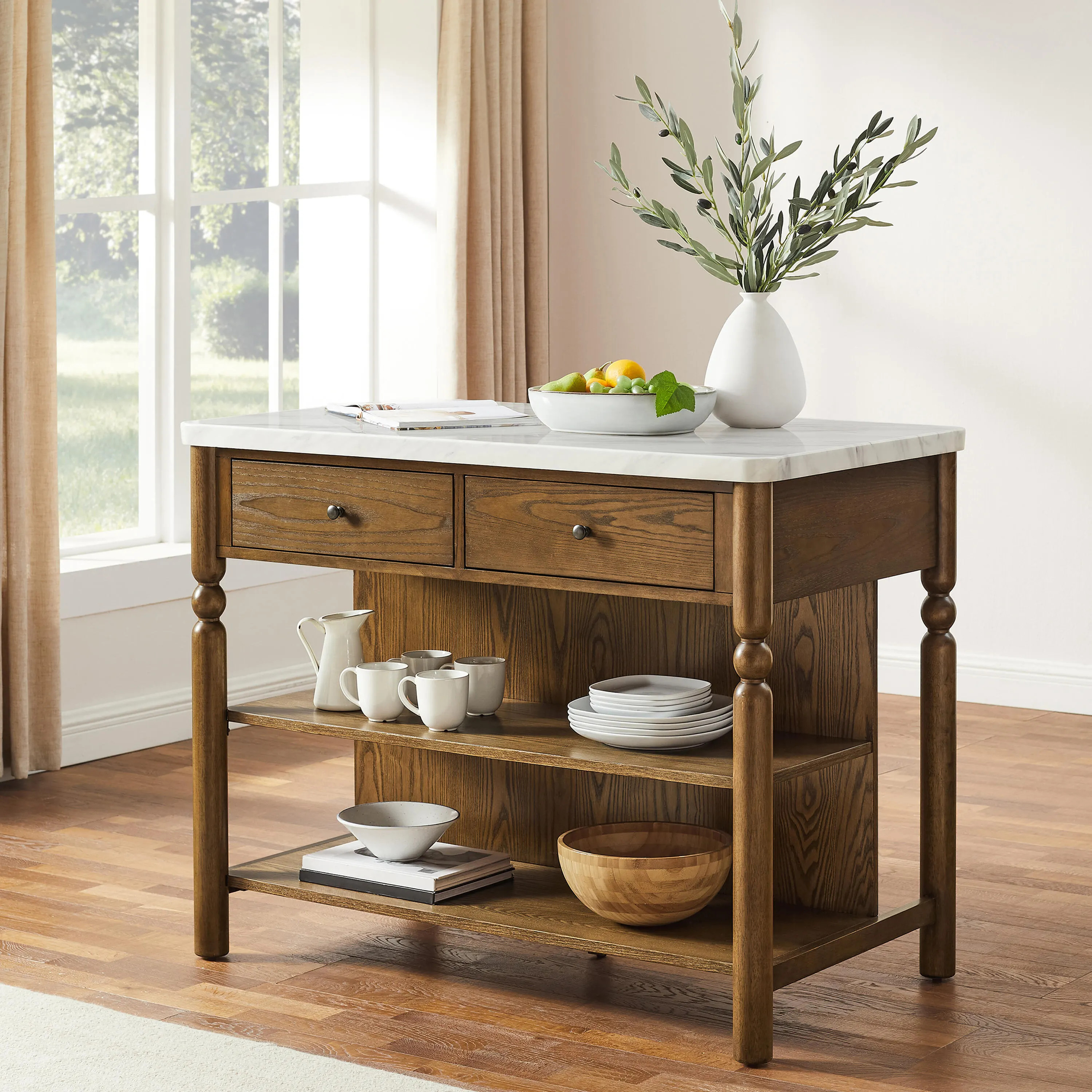 Crosley Furniture Roselyn Kitchen Island | Ashley | Ashley