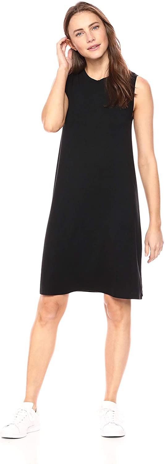 Amazon Brand - Daily Ritual Women's Jersey Muscle Swing Dress | Amazon (US)
