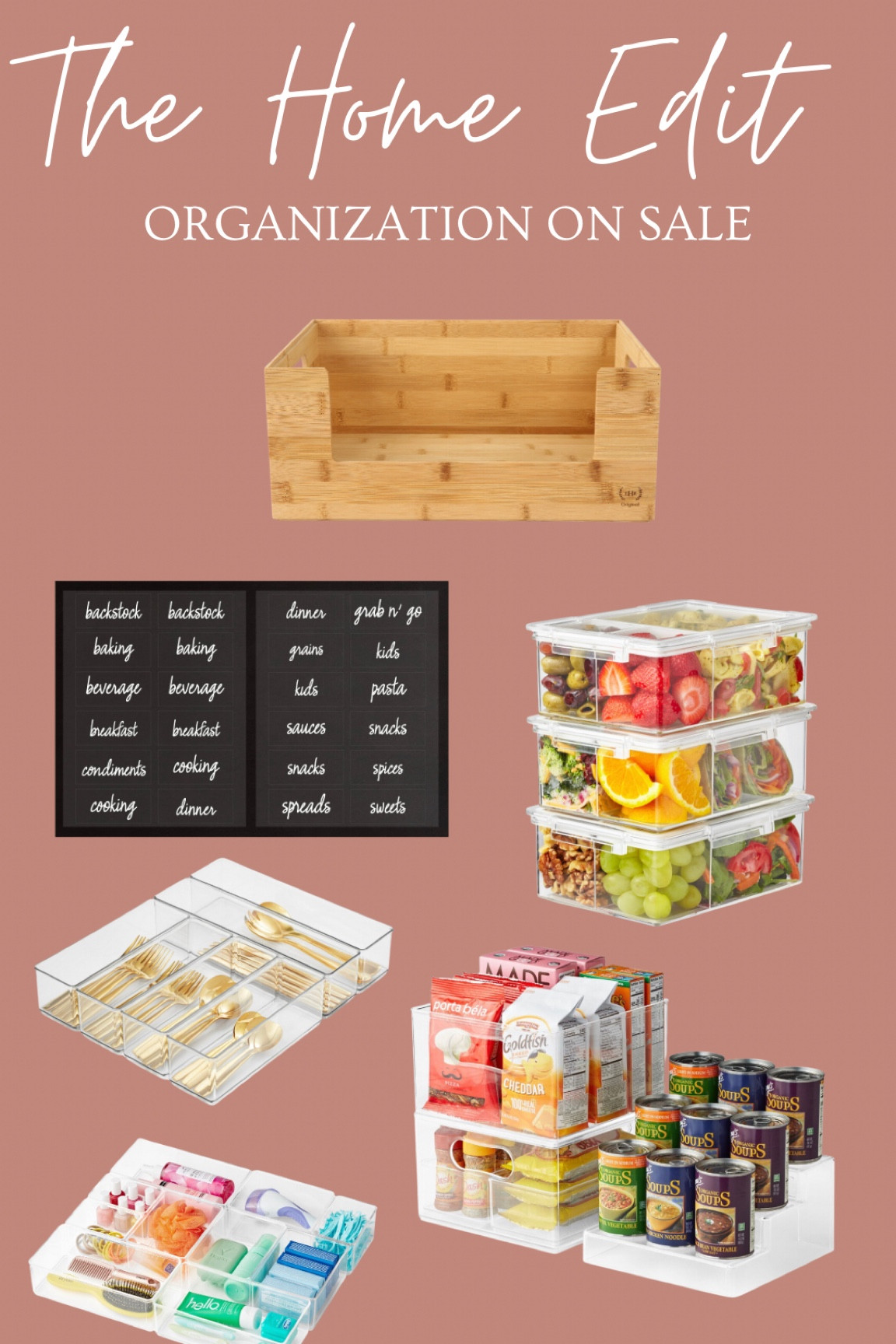 The Home Edit organization on sale at Walmart! 

#LTKsalealert #LTKunder50 #LTKhome