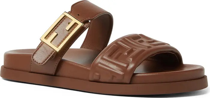 Fendi Feel FF Double Band Sandal (Women) | Nordstrom | Nordstrom