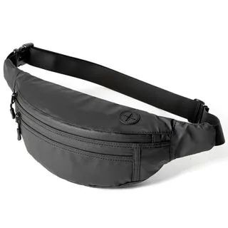 Buckled Belt Bag Black - One Size | YesStyle Global