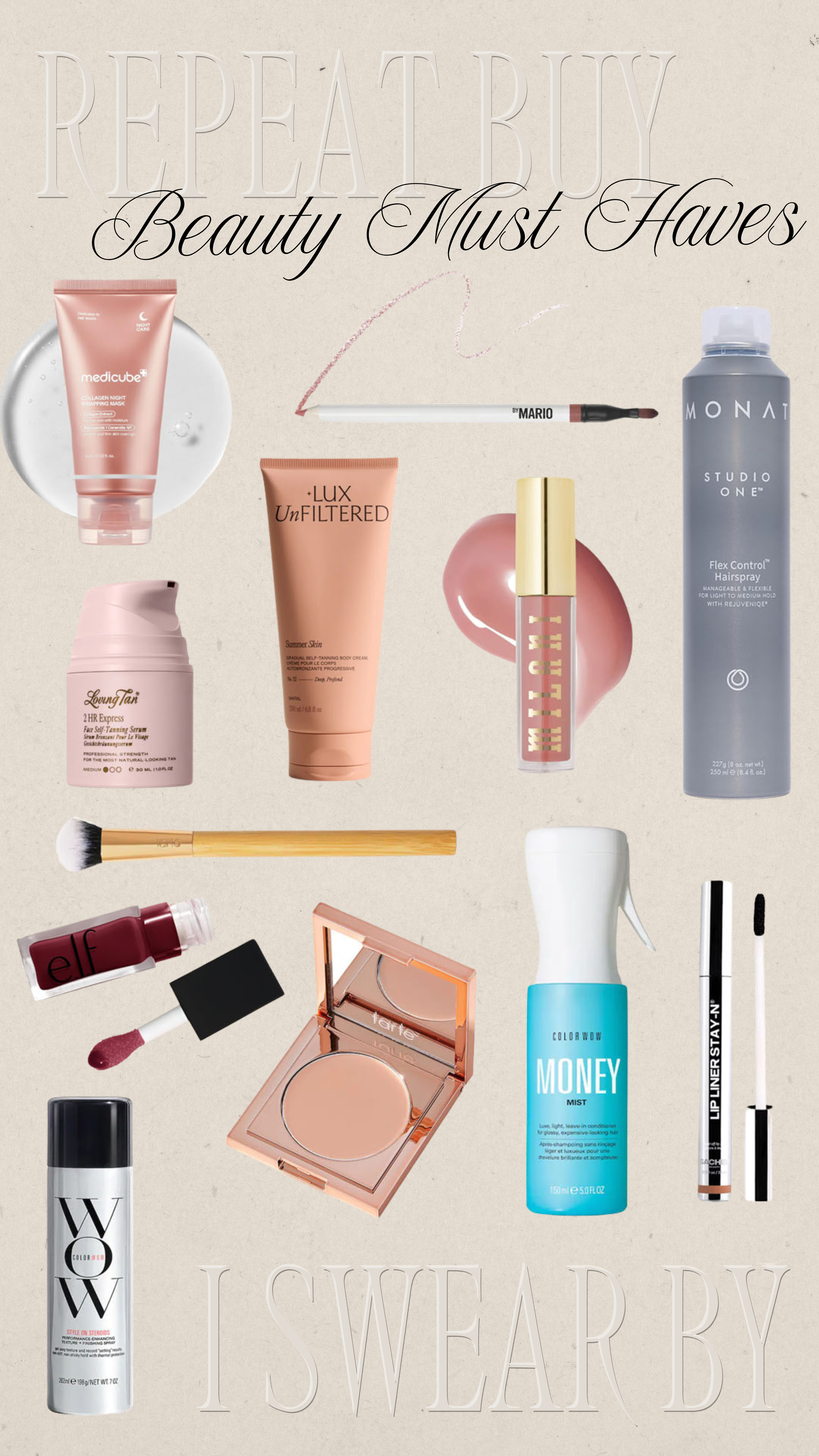 Repeat Beauty Buys | Beauty Must-Haves | Beauty Products I swear by | Favorite Beauty Products 

 #LTKSeasonal #LTKBeauty
