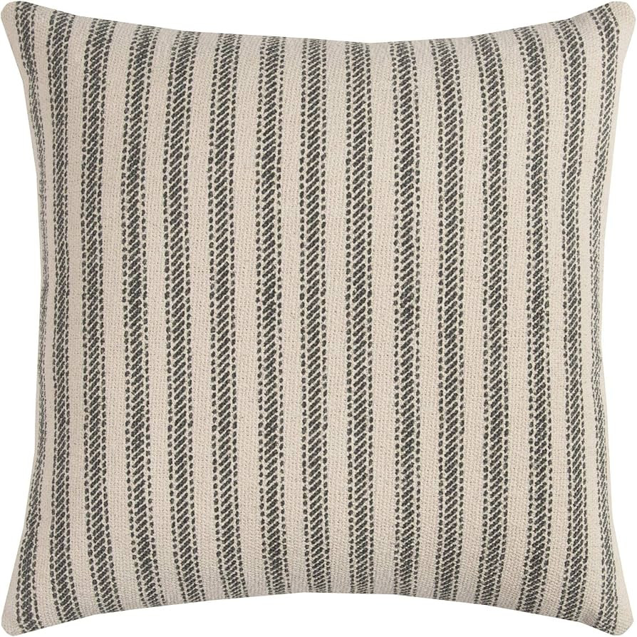 Rizzy Home | T11038 | Cover Only Decorative Pillow | 20"x20" Gray/Neutral/Brown | Amazon (US)