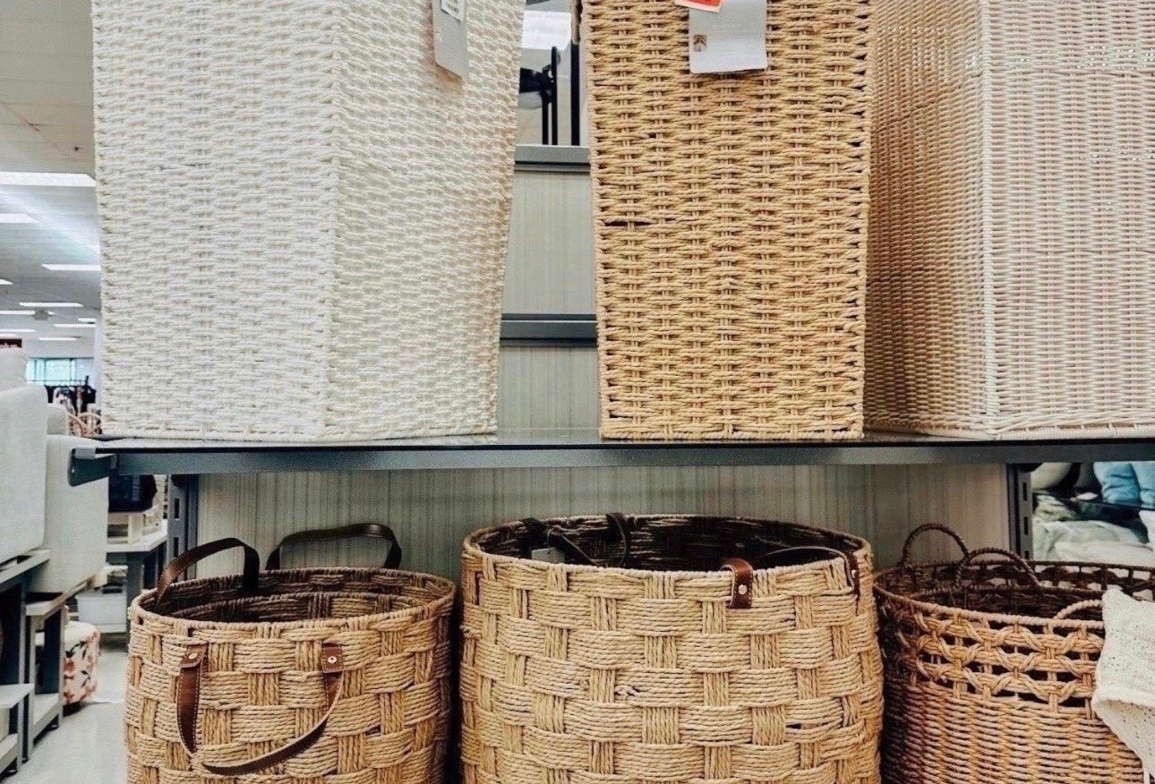 Aesthetic Wicker Storage Baskets for Living Room & Bedroom

#LTKHome