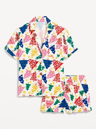 Flannel Pajama Short Set | Old Navy (US)