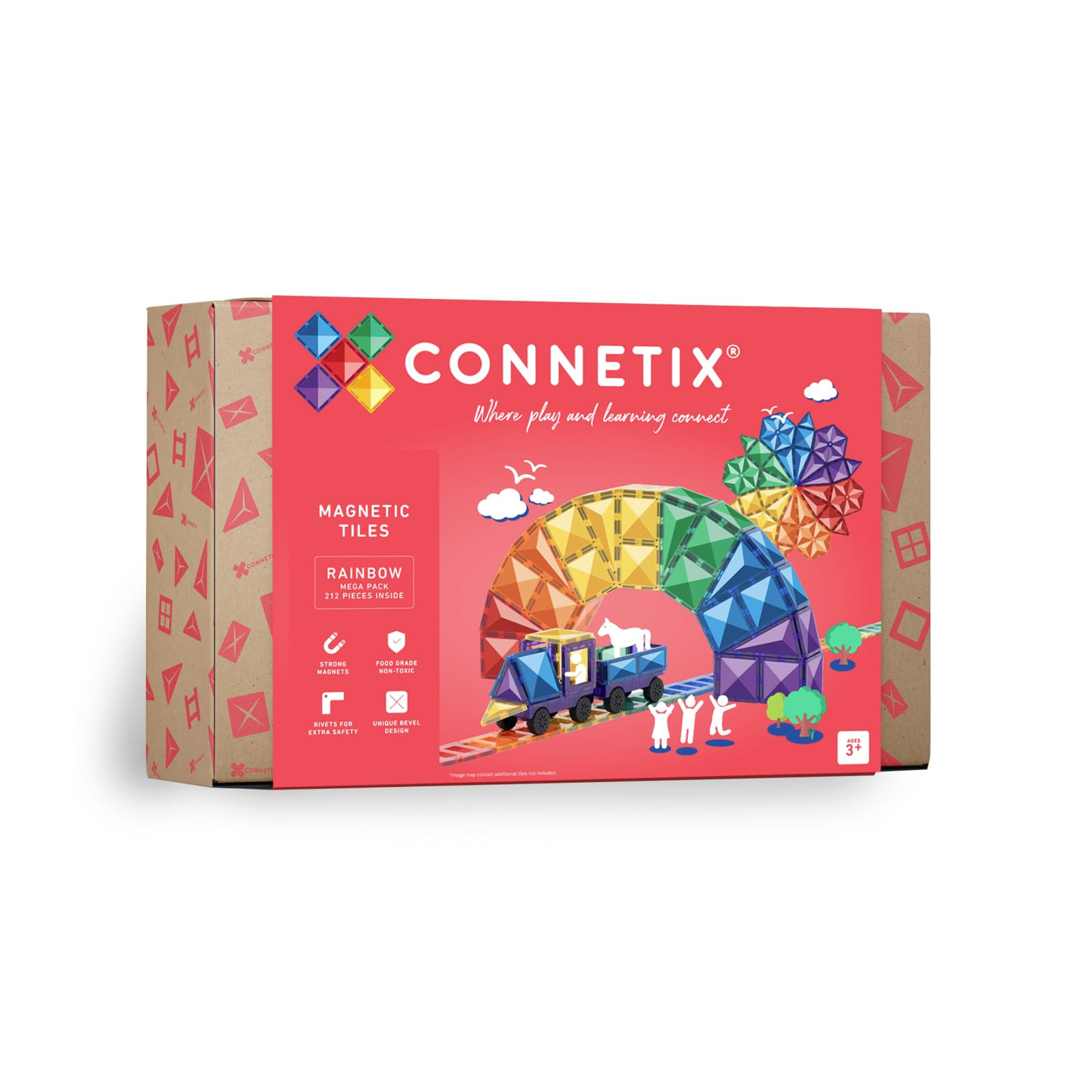 CONNETIX Rainbow Mega Pack, 212 Pieces | Amazon (US)