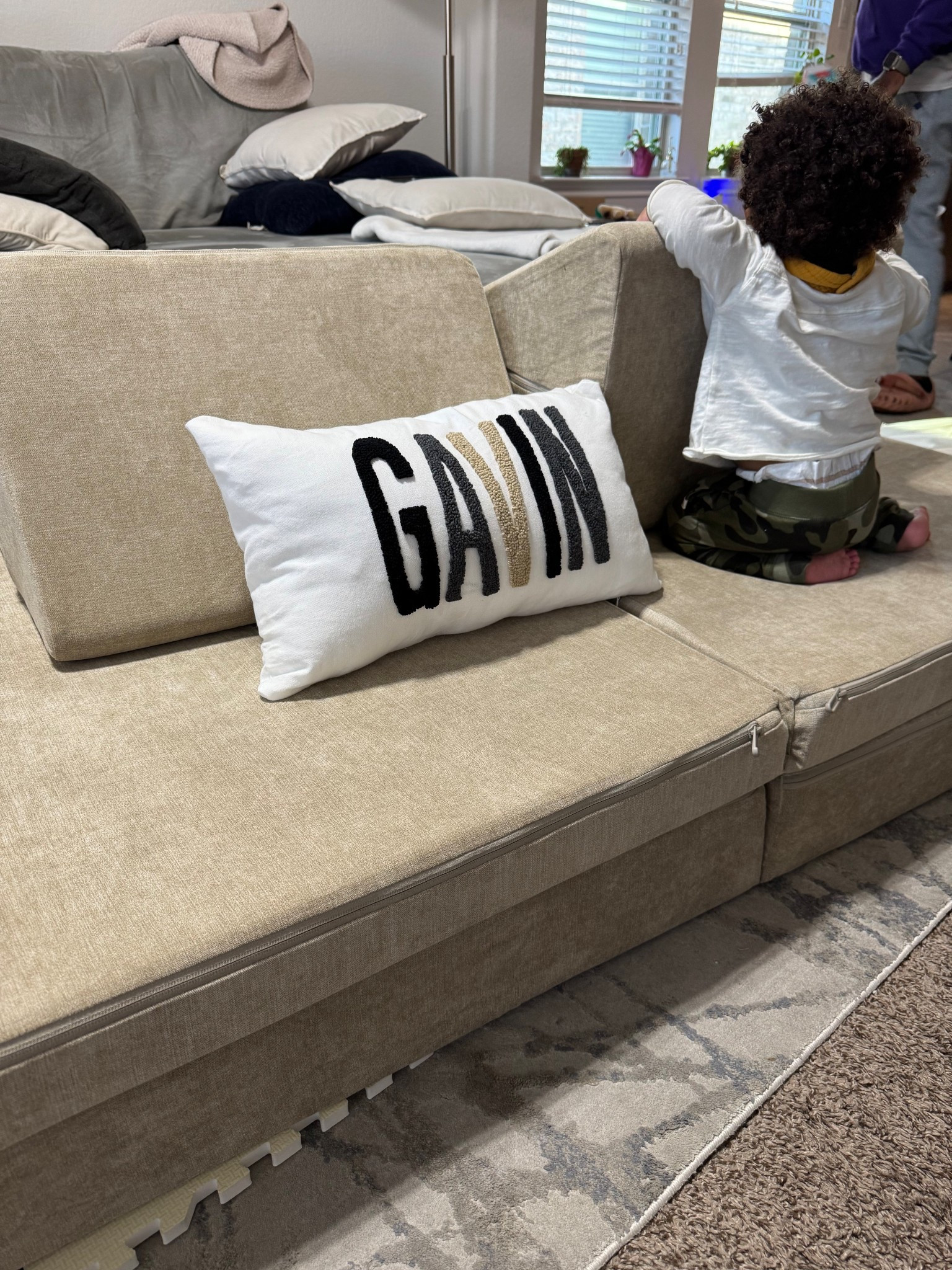 Embroidered name pillow 


#LTKKids #LTKFamily #LTKBaby