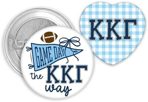 Kappa Kappa Gamma Pin Set, Kappa Bid Day Big Little Gift, Sorority Buttons | Amazon (US)