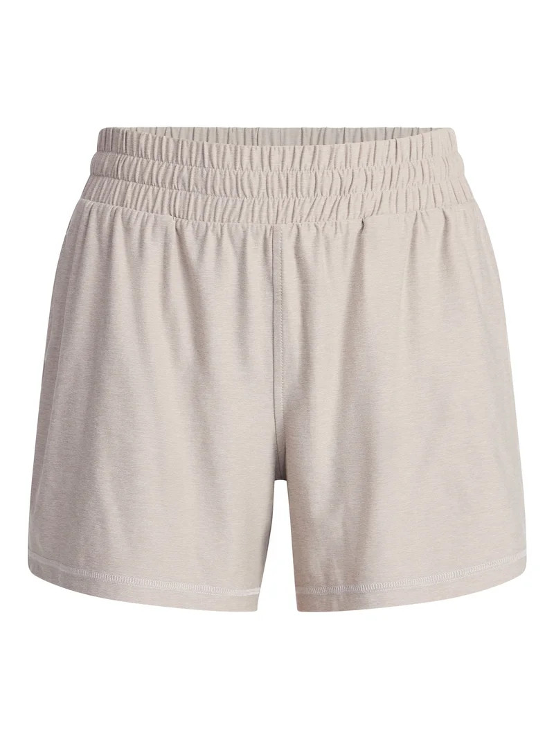 Athletic Works Women's and Women\u2019s Plus ButterCore Soft Performance Gym Shorts, Available in... | Walmart (US)