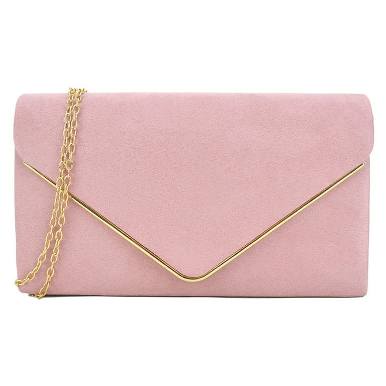 Dasein Women Faux Suede Evening Clutch Bags Formal Party Clutches Wedding Purses Cocktail Prom Cl... | Walmart (US)