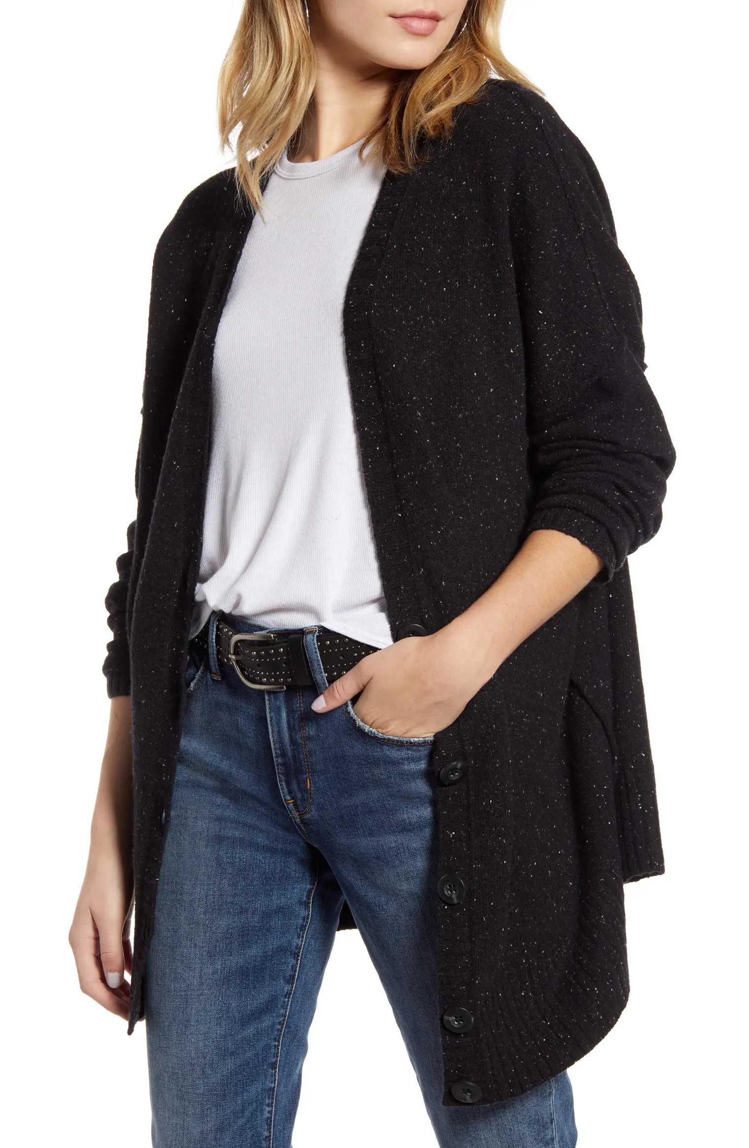 Reverse Stitch Cardigan | Nordstrom