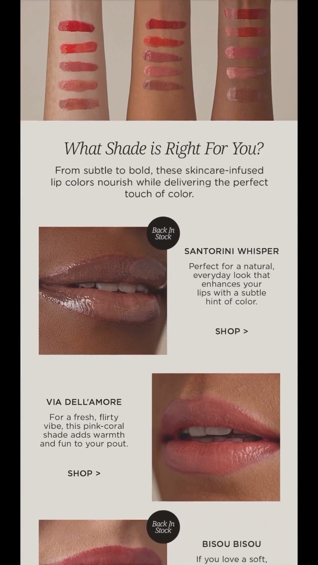 Secretsofyve: My lips feel amazing using these balm lipsticks! 👄 Quench your lips with these gorgeous hues! @colleenrothschild Beauty gift 🎁 idea. 
#Secretsofyve #ltkgiftguide
Always humbled & thankful to have you here.. 
CEO: PATESI Global & PATESIfoundation.org
 @secretsofyve : where beautiful meets practical, comfy meets style, affordable meets glam with a splash of splurge every now and then. I do LOVE a good sale and combining codes! #ltkstyletip #ltksalealert #ltkfamily #ltku #ltkfindsunder100 #ltkfindsunder50 #ltkworkwear #ltkholiday #ltkover40 #ltkplussize #ltkpetite #ltkgrwm #ltkholiday #ltkselfcare #ltkvlog #ltkmomlife #ltkmidsize #ltktravel #ltkootd #ltkbump #ltktall #ltkfestival secretsofyve 

#LTKWedding #LTKBeauty #LTKSeasonal