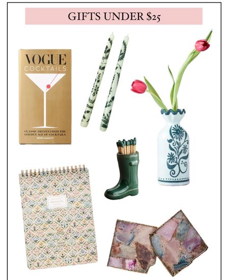 Gift ideas under $25 💖

Anthropologie. Gifts. Mother’s Day. Graduation. Candle. Matches. Vase. Notepad. Coasters. 



#LTKfindsunder50 #LTKfindsunder100 #LTKGiftGuide