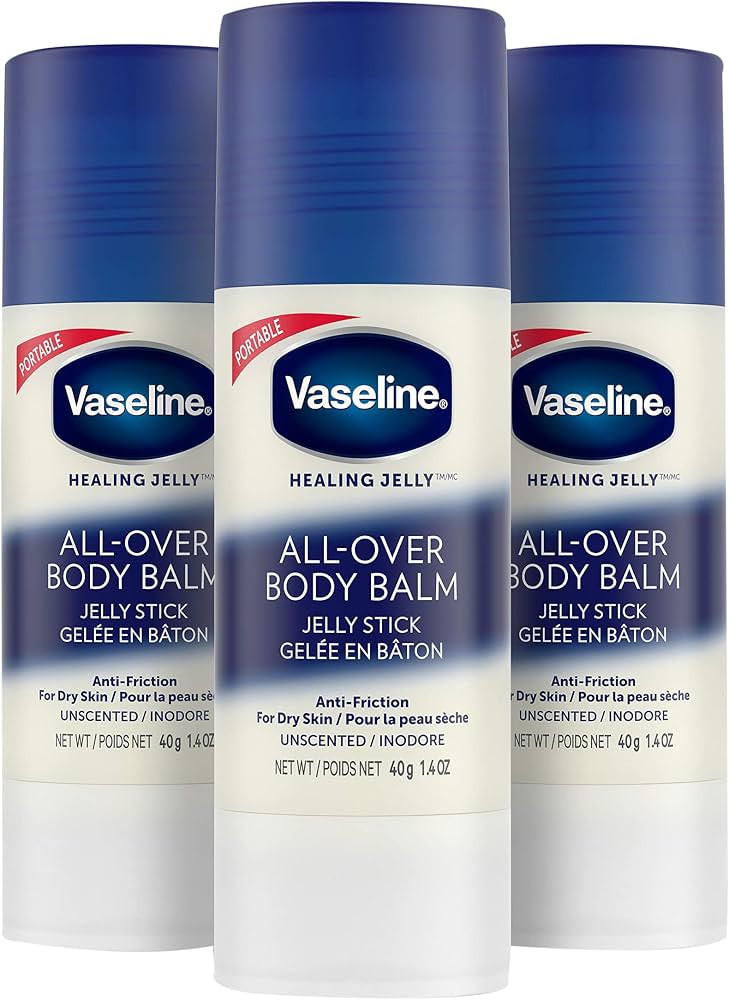 Vaseline Body Balm Stick Anti-Friction For Dry Skin Unscented Targeted Healing for Hard-to-Reach ... | Amazon (US)