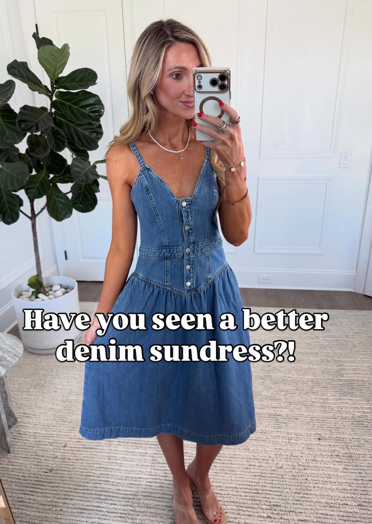 This @Target denim sundress is a dream!!

#LTKootd #LTKgrwm #LTKmomlife