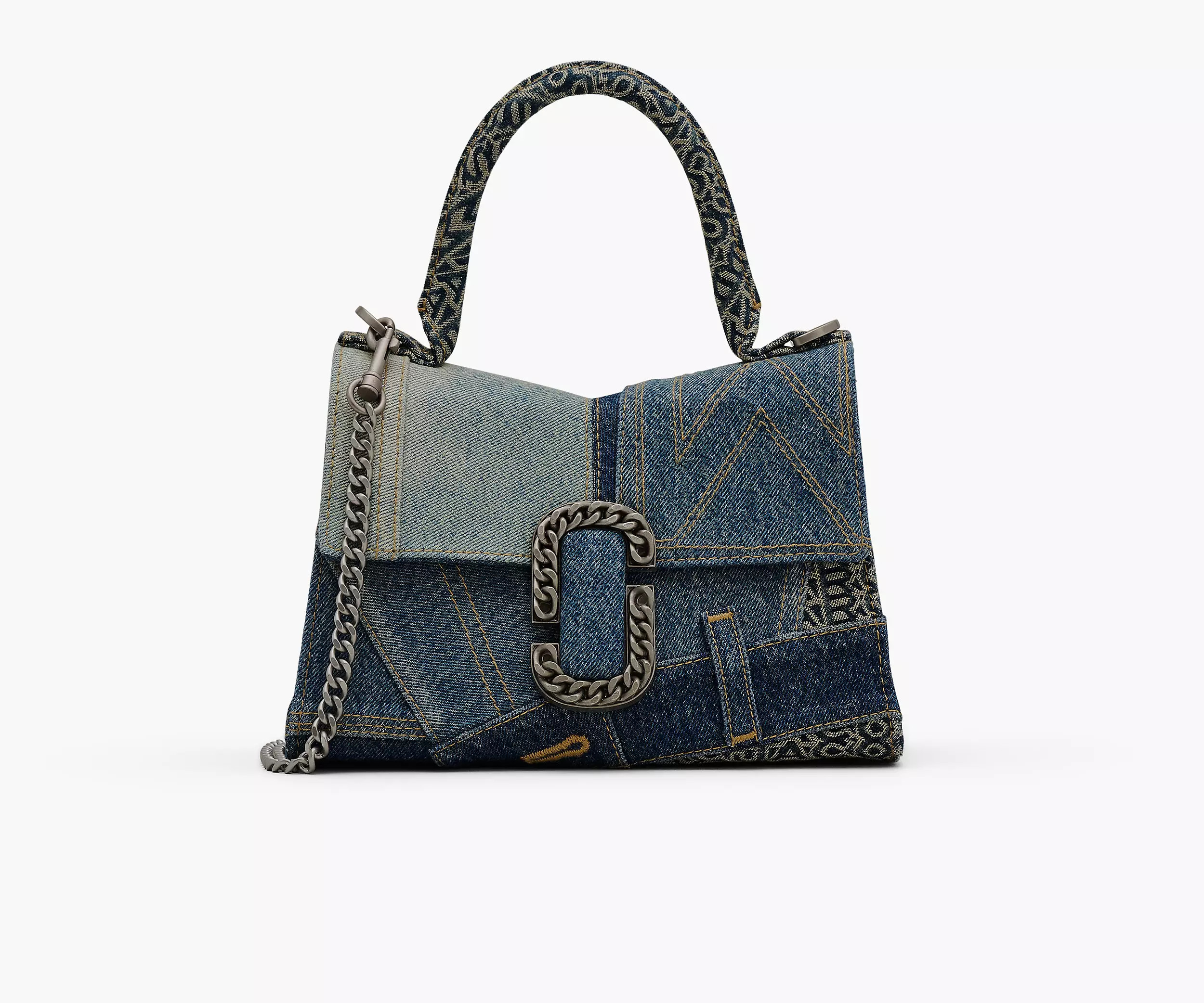 The Deconstructed Denim St. Marc Top Handle | Marc Jacobs