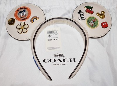 Coach Disney Designer Collection Est. 1955 California Headband Mickey Ears #9 | eBay US