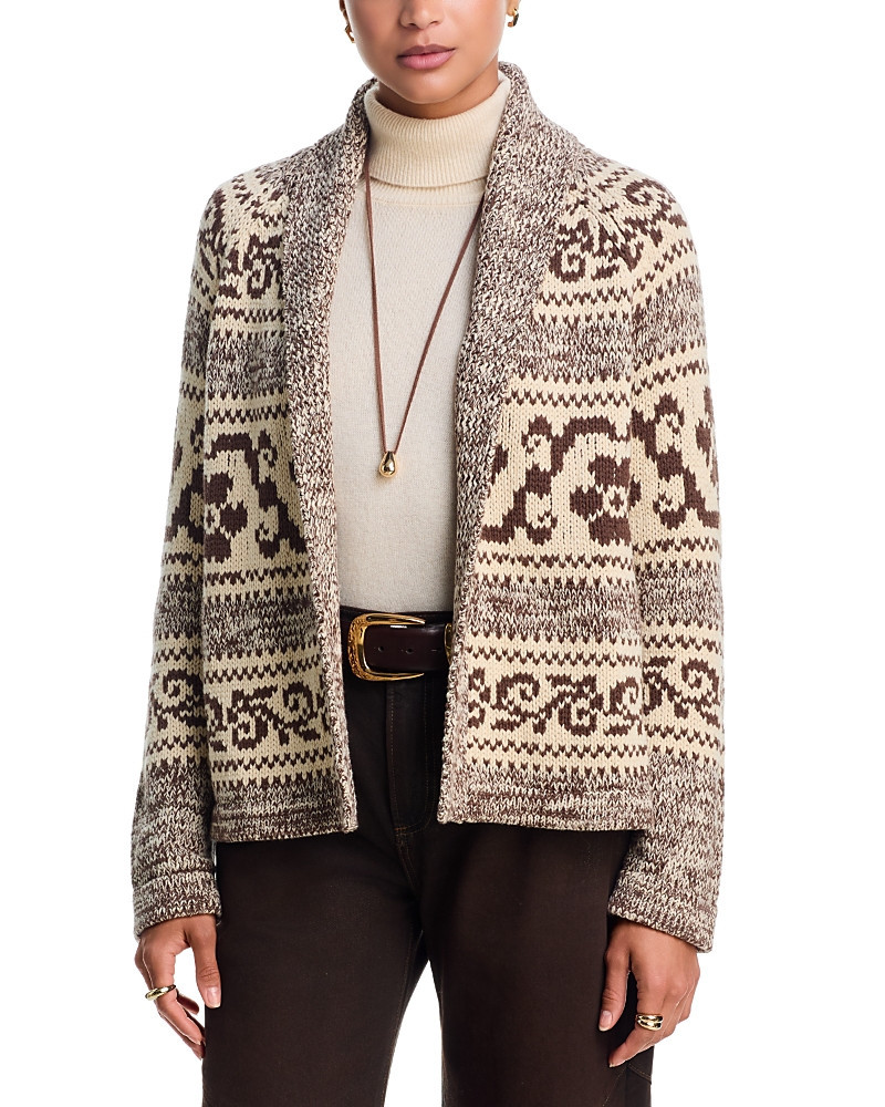 The Great. The Nordic Flower Lodge Open Cardigan Sweater | Bloomingdale's (US)