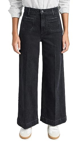PAIGE Womens Harper Ankle VTG Set in Pkts Jeans, Tonal Ecru Distressed, 26 US | Amazon (US)