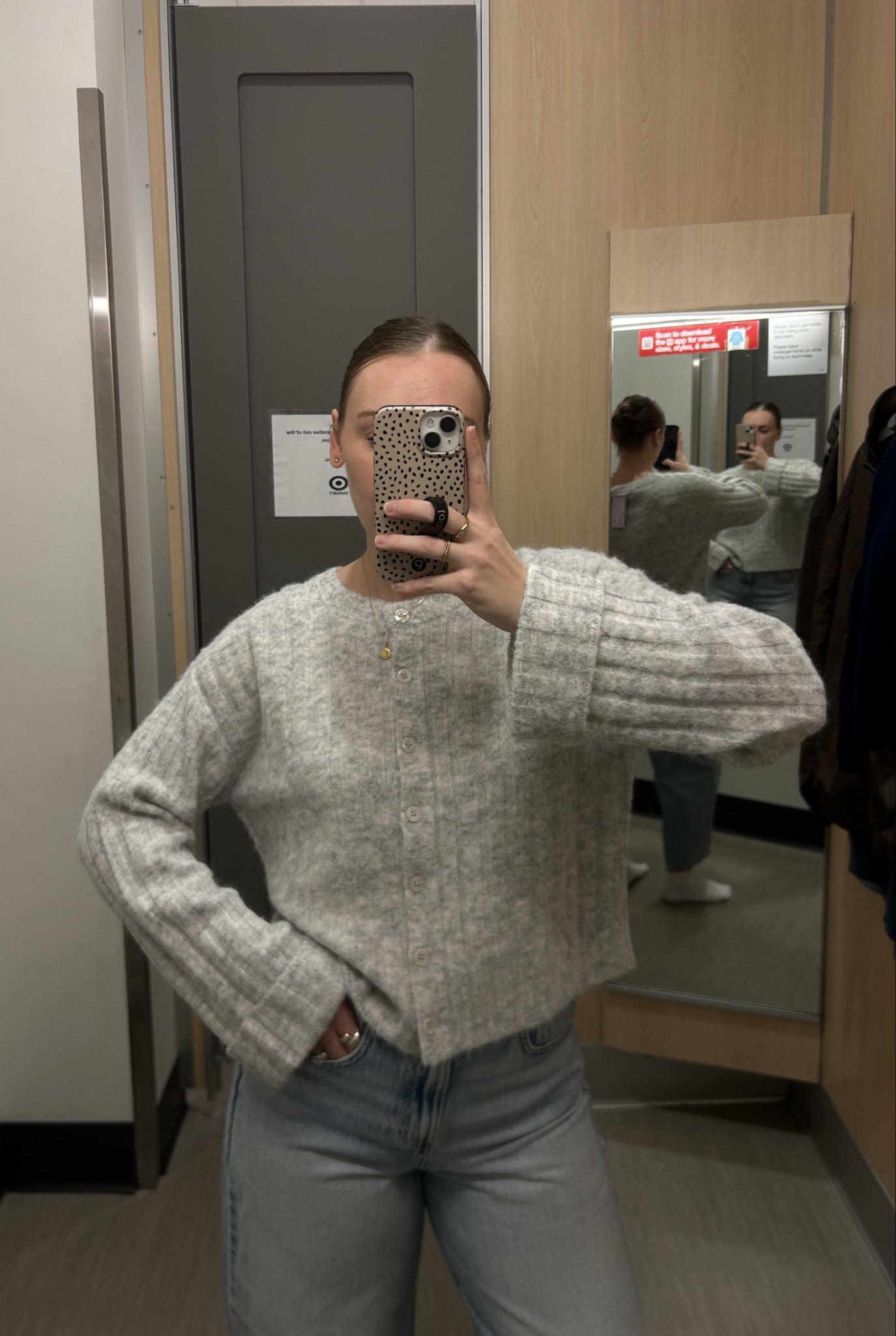 Target try on! Such a cute & soft sweater! Size M, I think I could do a S here!! @target #target 

#LTKFindsUnder50 #LTKootd