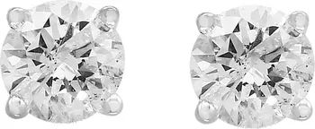 EFFY 14K White Gold Round Diamond Stud Earrings - 0.50 ctw. | Nordstromrack | Nordstrom Rack