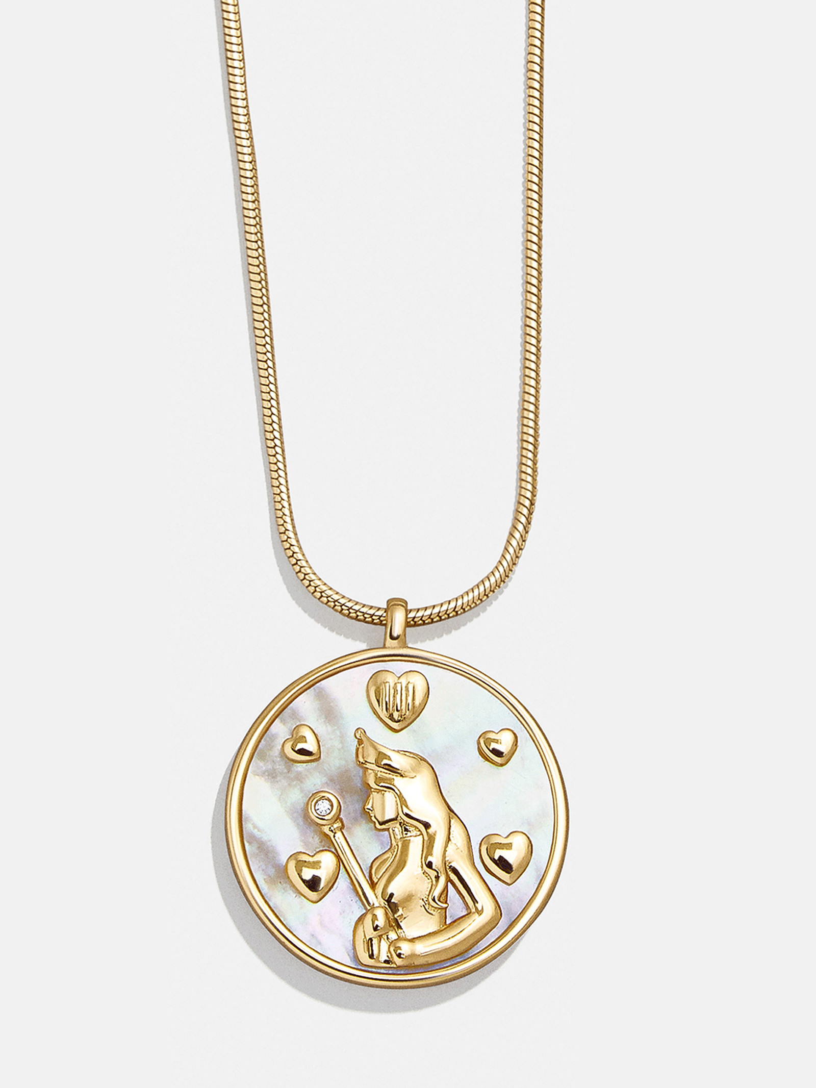 18K Gold Tarot Medallion Necklace | BaubleBar (US)