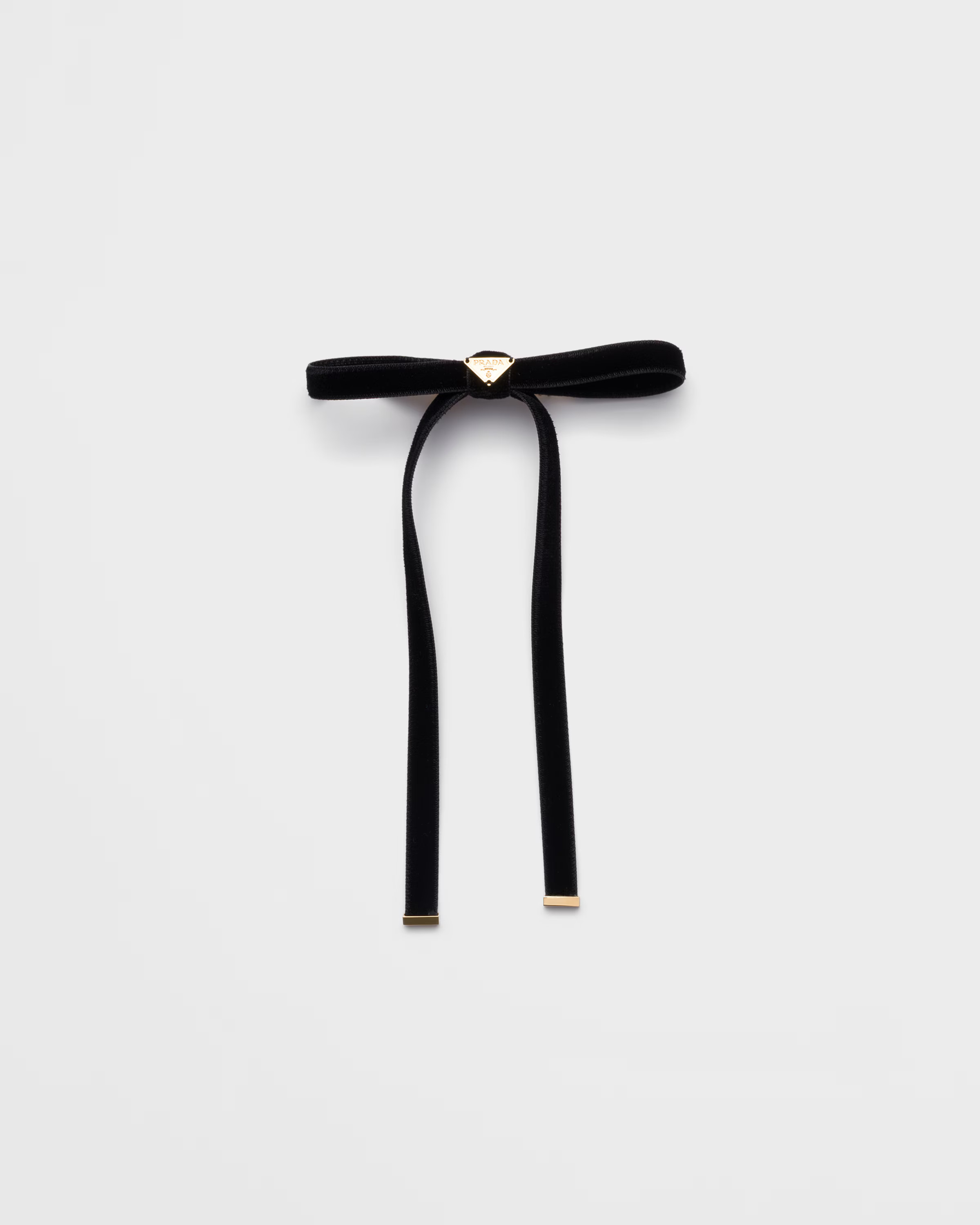 Velvet hair clip | Prada US