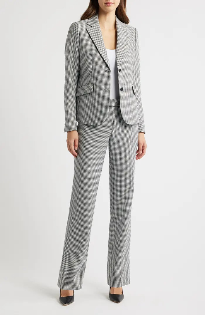 Mini Houndstooth Blazer, Skirt & Pants Set | Nordstrom