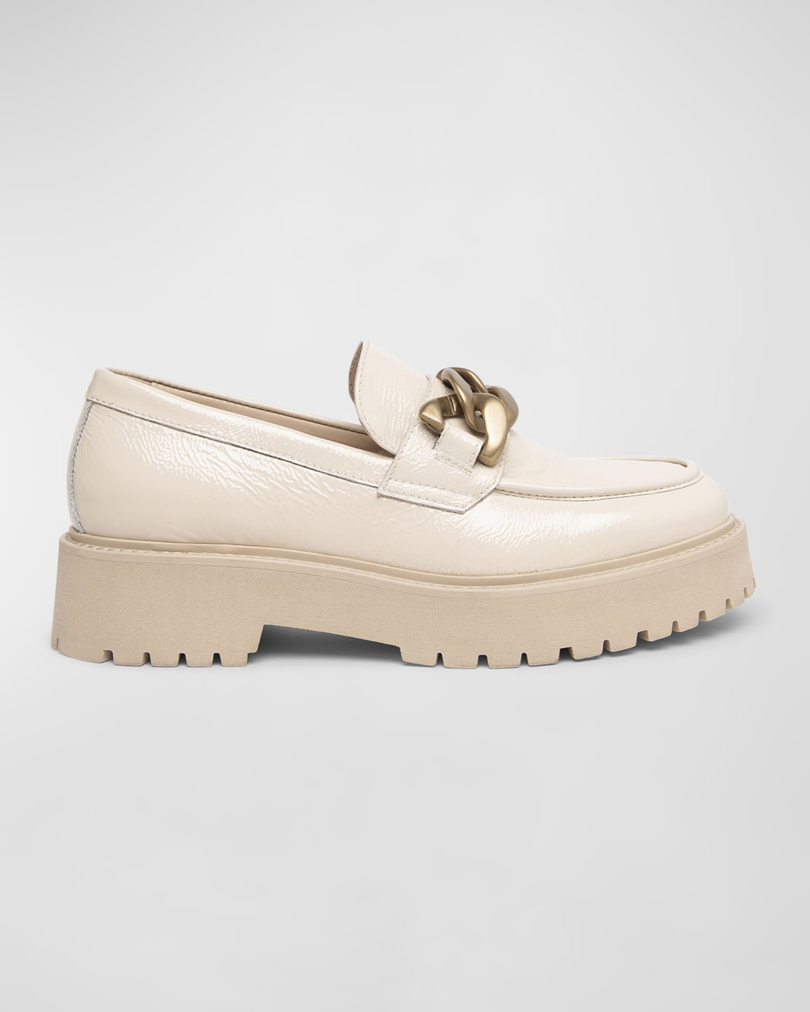 NeroGiardini Patent Chain Casual Loafers | Neiman Marcus