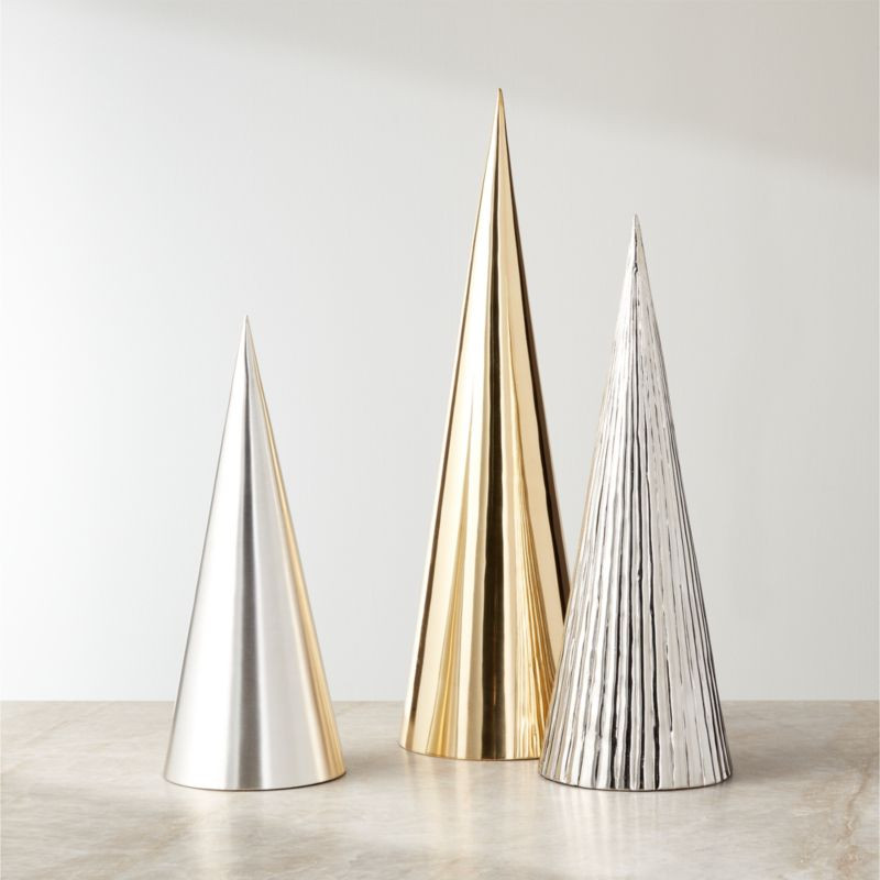 Intermix Metal Christmas Trees | CB2 | CB2