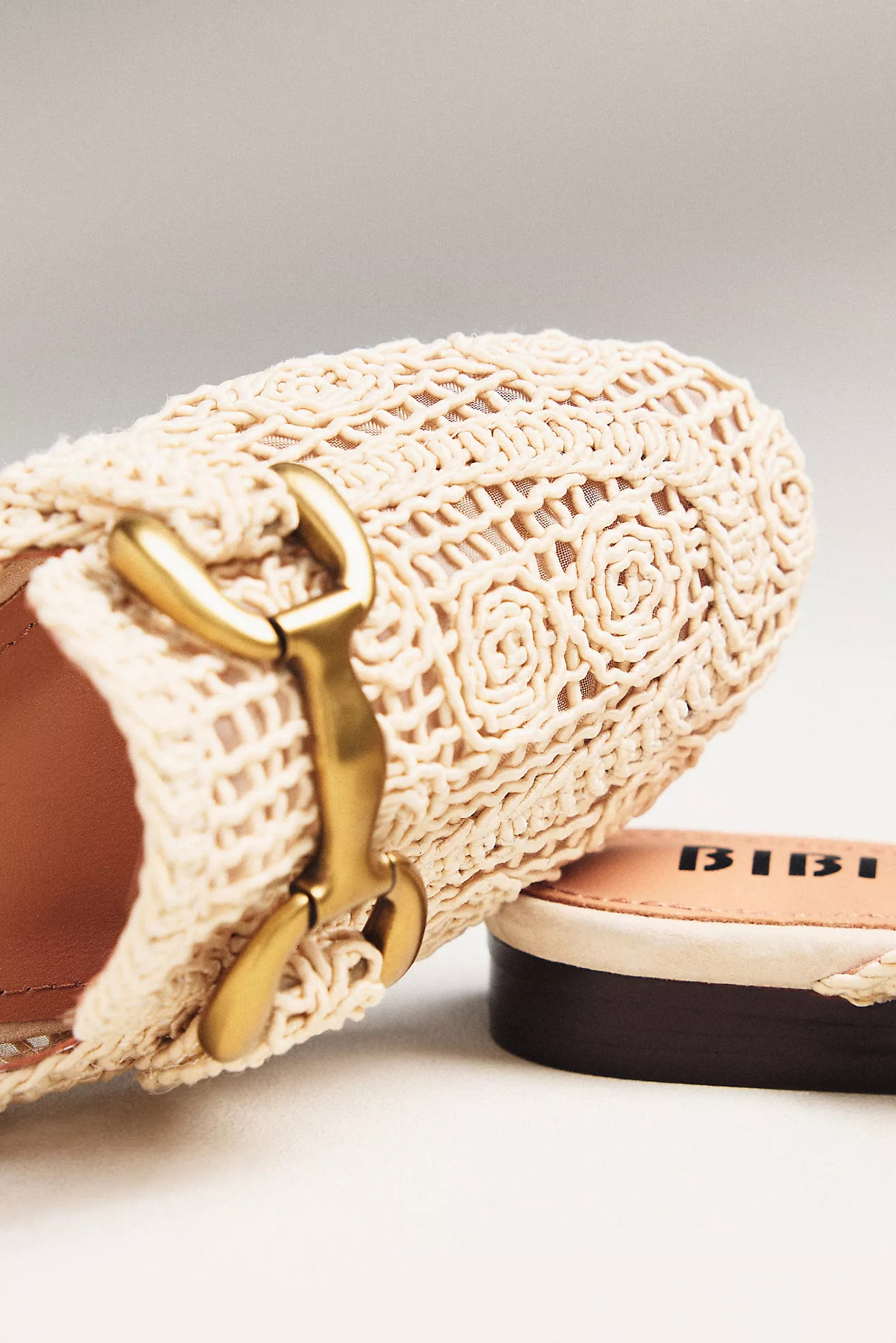 Bibi Lou Zagreb Crochet Slip-On Loafer Mules | Anthropologie (US)