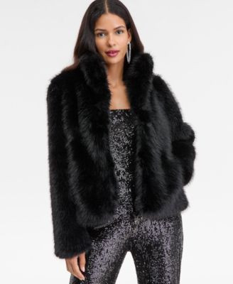 I.N.C. International Concepts Women's Long Pile Faux-Fur Chubby Jacket, Macy's Exclusive - Macy's | Macy's