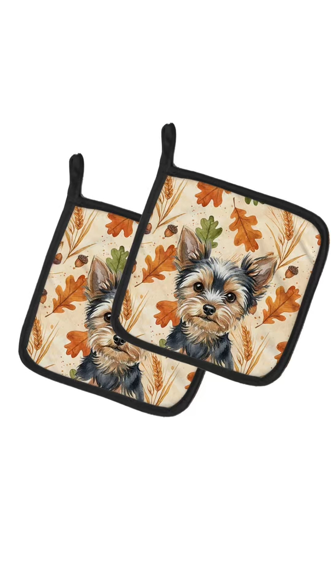 Yorkshire Terrier Heirloom Fall Pair of Pot Holders


#LTKHome #LTKHoliday #LTKPets