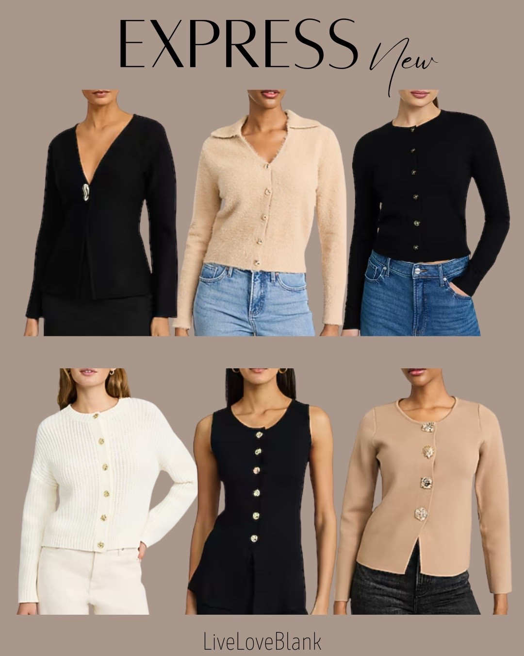 Express new releases 
Sweaters 
Cardigans 
Seasonal must haves 


#LTKootd #LTKWorkwear #LTKSeasonal