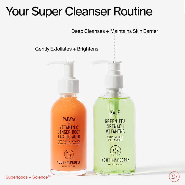 Superfruit Gentle Exfoliating Cleanser with Vitamin C + Papaya | Sephora (US)